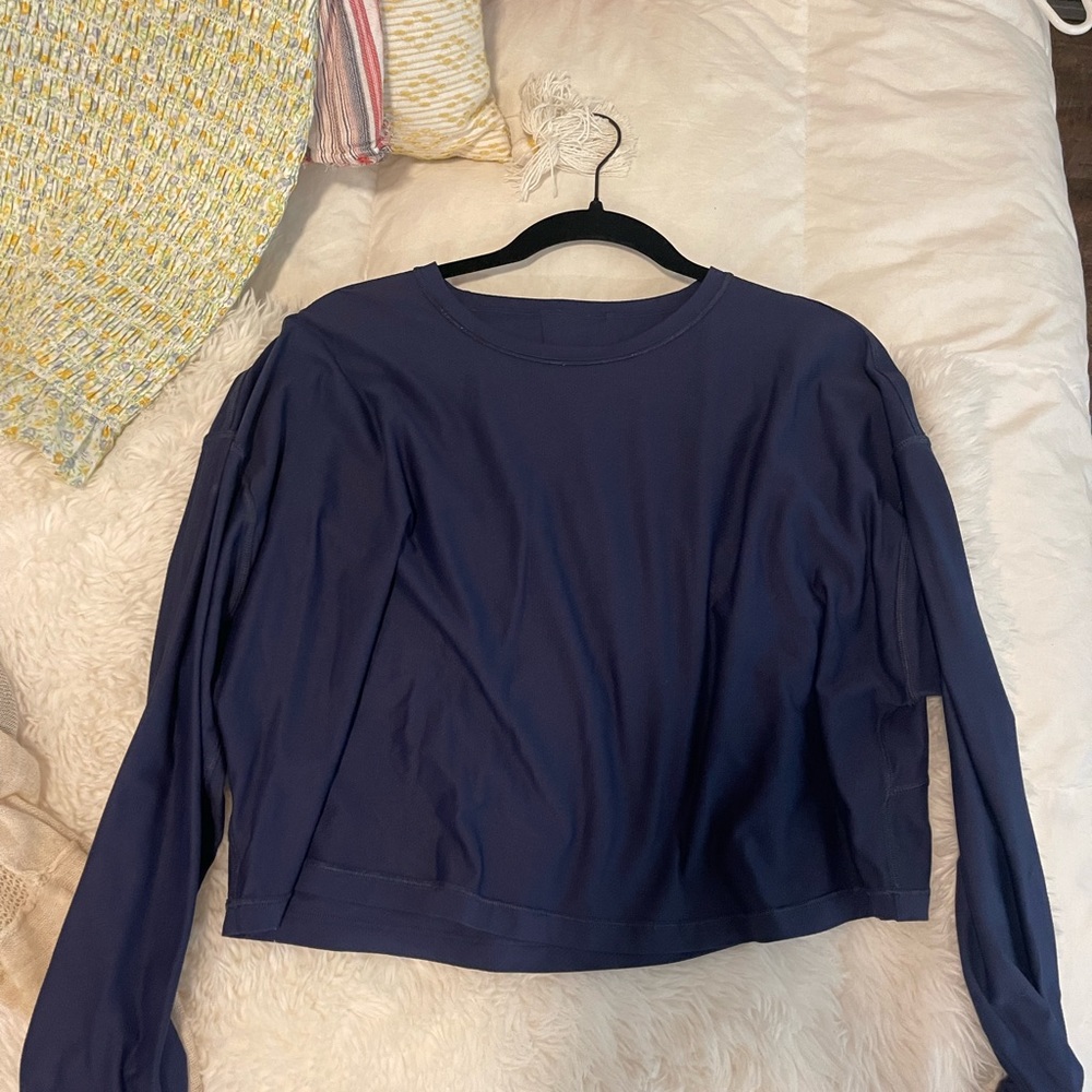 Lululemon long sleeve cropped top